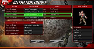 Fire Pro Wrestling World - Entrance Craft