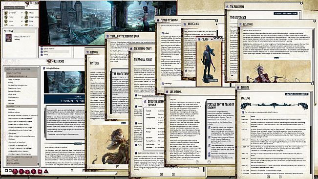 Fantasy Grounds - Pathfinder RPG - Campaign Setting: Nidal, Land of Shadows