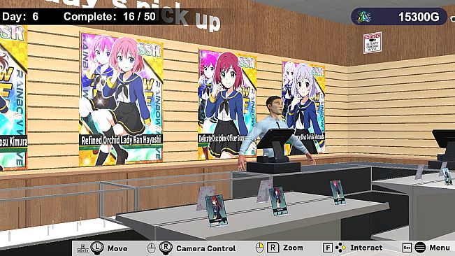 Schoolgirl Card Pull Simulator