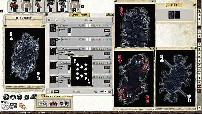 Fantasy Grounds - Deadlands: the Weird West Oversized Action Deck