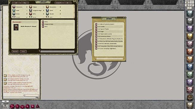 Fantasy Grounds - Mythic Monsters #8: Abyssal (PFRPG)