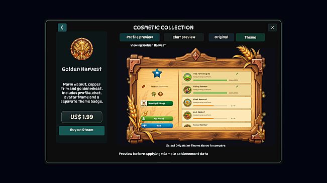 Cozy Farm - Golden Harvest Theme