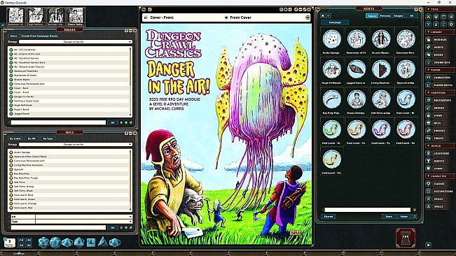 Fantasy Grounds - Dungeon Crawl Classics: Danger in the Air!