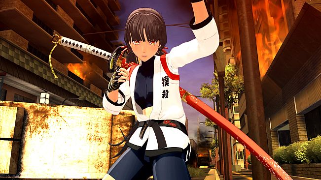 OneeChanbara ORIGIN - Exclusive Saki Costume: Tsubaki-Style Mortal Combat Gi
