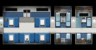 RPG Maker MZ - KR Transportation Station - Subway and Train Tileset
