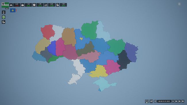 Simulator Countries - regions of Ukraine