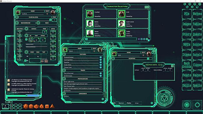 Fantasy Grounds - FG Theme - Futuristic