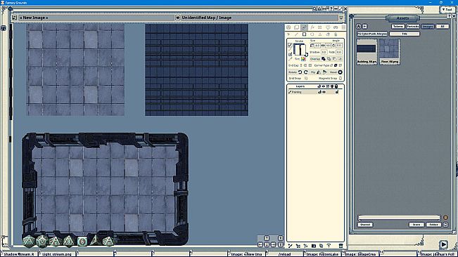 Fantasy Grounds - FG Cyberpunk Alleyways 2 Map Pack