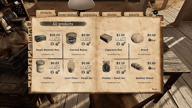 Wild West Supermarket Simulator