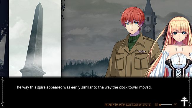 Jeanne at the Clock Tower