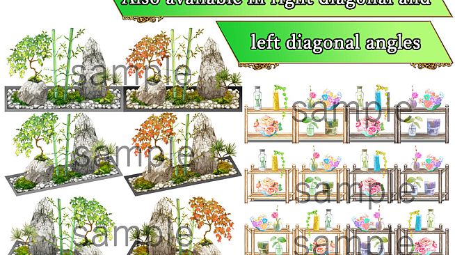 RPG Maker MV - NATHUHARUCA Green Tilesets