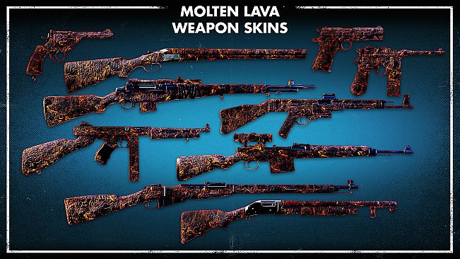 Zombie Army 4: Molten Lava Weapon Skins