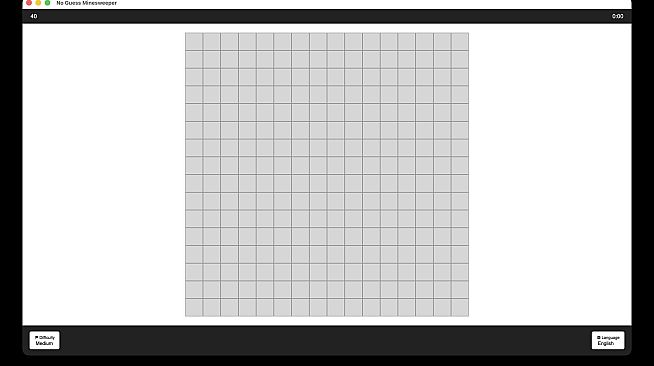 No Guess Minesweeper