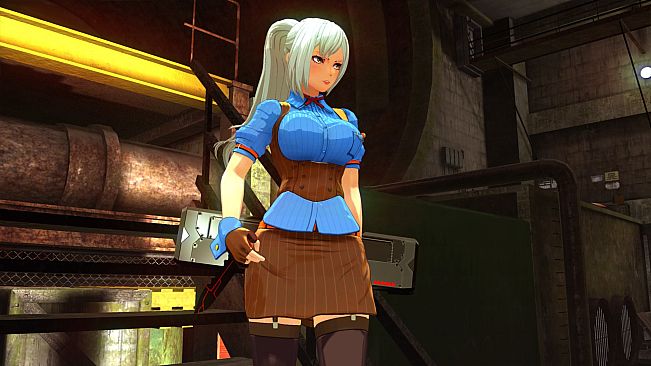 OneeChanbara ORIGIN - Exclusive Lei Costume: Lei's Work Uniform Western Blue