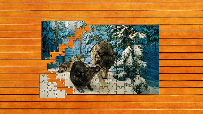 Bear vs. Wolf Jigsaw Puzzle