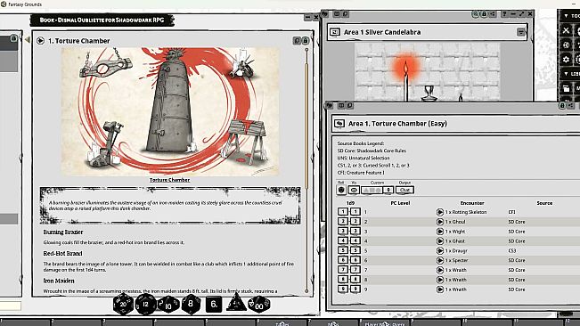 Fantasy Grounds - Dismal Oubliette for Shadowdark RPG