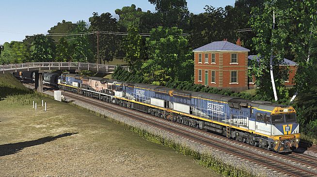 Trainz 2022 DLC - CFCLA, RailFirst, Freightliner GE C44aci Pack