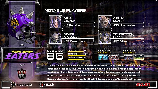 Mutant Football League - Purple Oil Pack