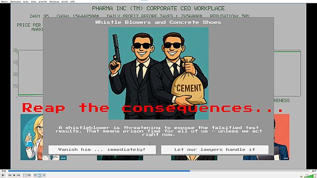 PHARMA INC SIMULATOR - Ethics not included.