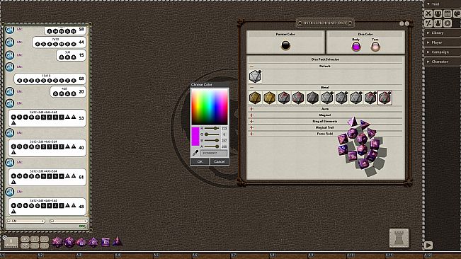 Fantasy Grounds - Metal Dice Pack