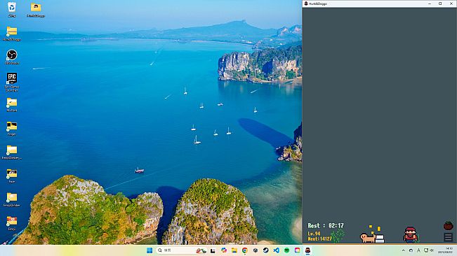 Hunk&Doggo : eat.nap.dig.idle.