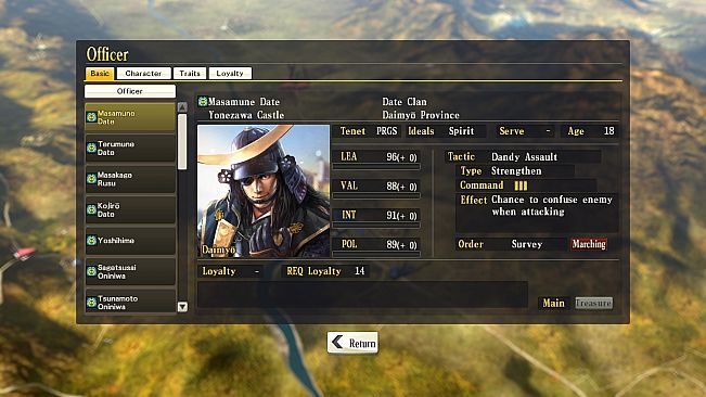 NOBUNAGA'S AMBITION: SoI - Scenario 8 "The One-eyed Dragon"