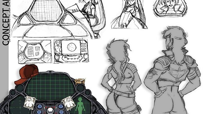 Captain Firehawk - Artbook