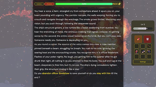 A Spaceship Accident