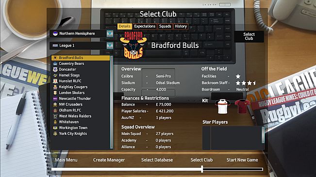 Rugby League Team Manager 2018 - Season 2018 Update
