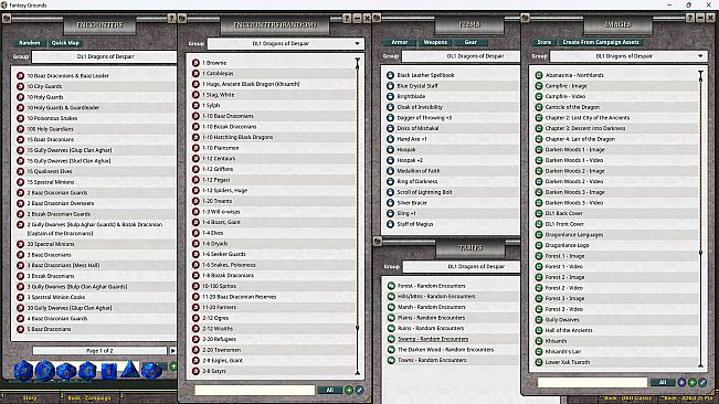 Fantasy Grounds - D&D Classics: DL1 Dragons of Despair (1E)