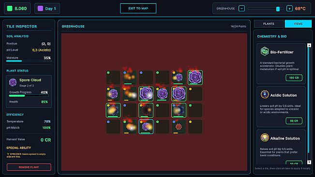 ExoFlora: First Seeds