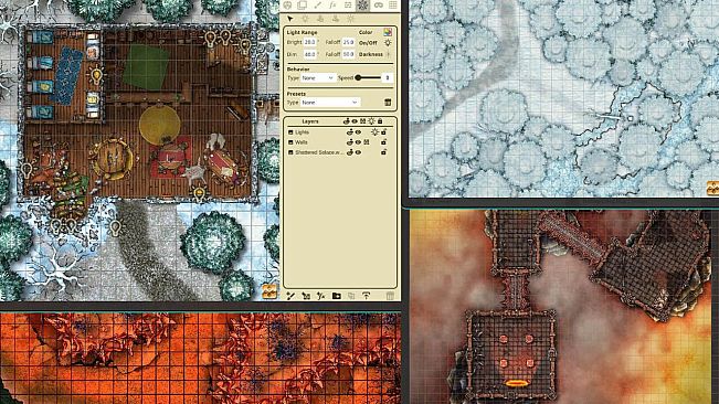 Fantasy Grounds - Map Collection - Fire & Ice