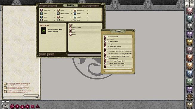 Fantasy Grounds - Mythic Monsters #2: Molds, Slimes, and Fungi (PFRPG)