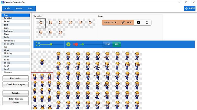 Character Generator Plus