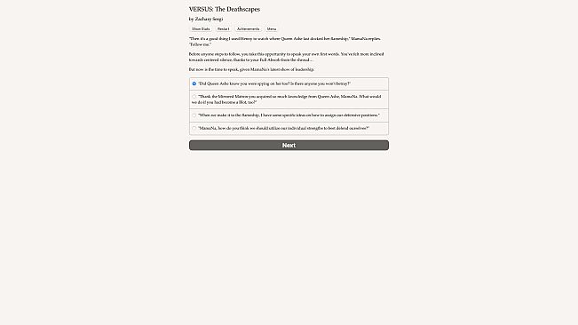VERSUS: The Deathscapes - Fated Babel Database