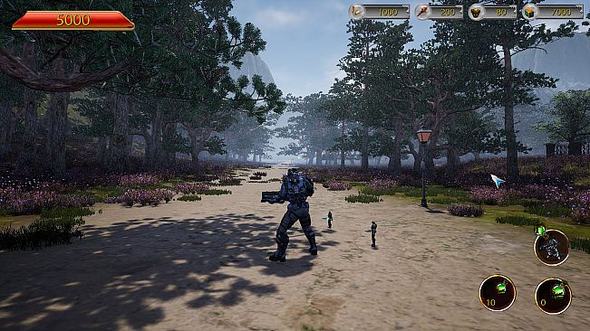 Gunshots in the barren hills