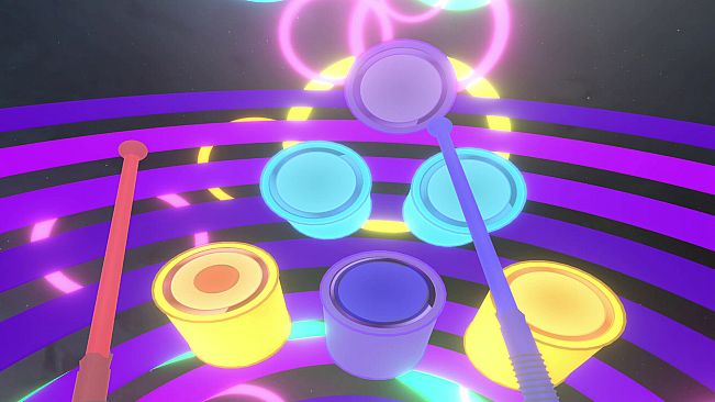 Neon Music Drums