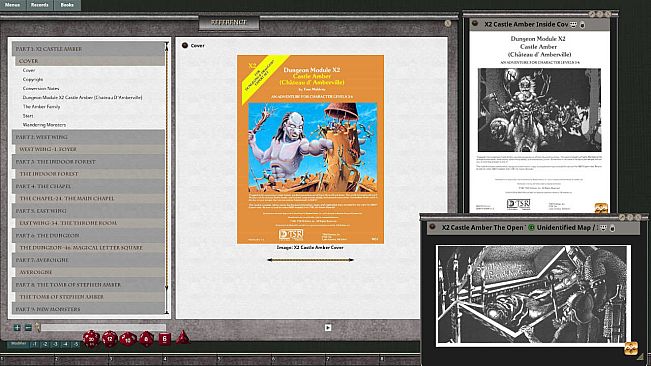 Fantasy Grounds - D&D Classics: X2 Castle Amber (Basic)