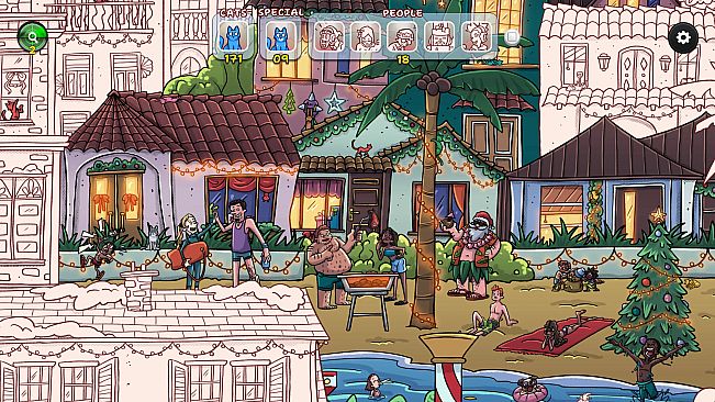 Hidden Cats in Christmas