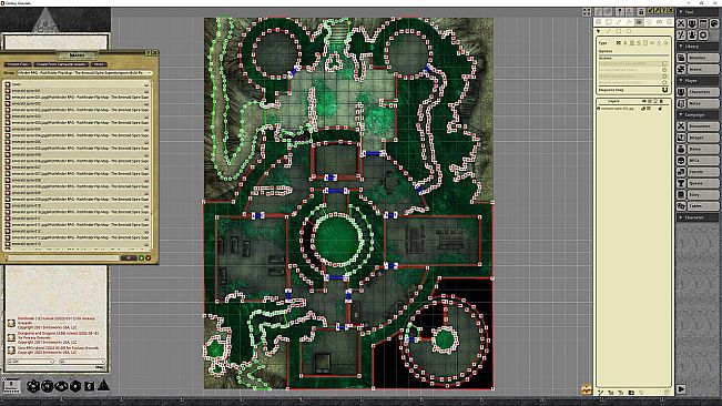 Fantasy Grounds - Pathfinder RPG - Pathfinder Flip-Mat - The Emerald Spire Superdungeon Multi-Pack