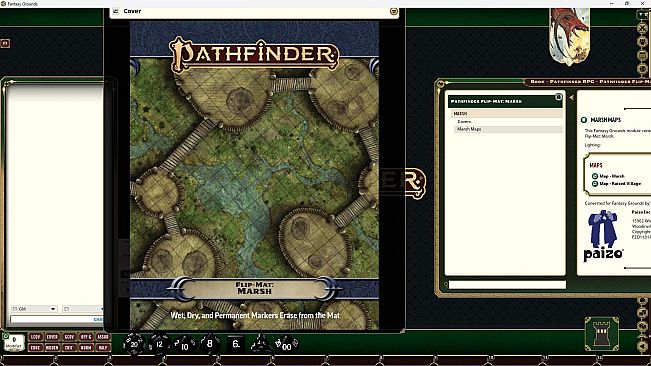 Fantasy Grounds - Pathfinder RPG - Pathfinder Flip-Mat: Marsh