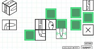 A Puzzle game where you fold Dice