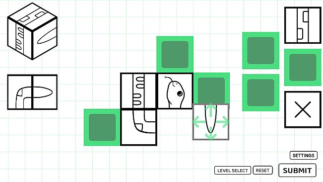 A Puzzle game where you fold Dice