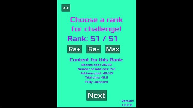 Rank · Boss · Bullets