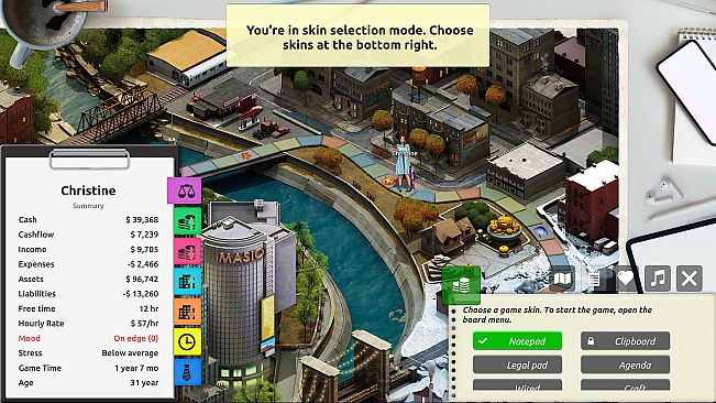 Timeflow Clipboard Balance Skin