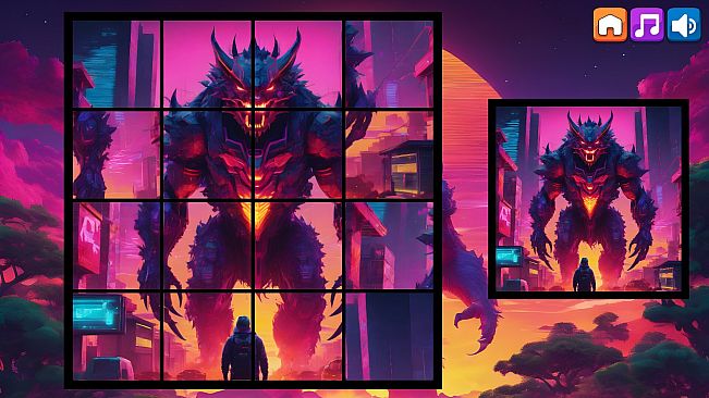 OG Puzzlers: Synthwave Monsters