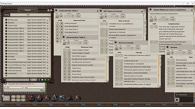 Fantasy Grounds - Esper Genesis 5E Master Technician's Guide