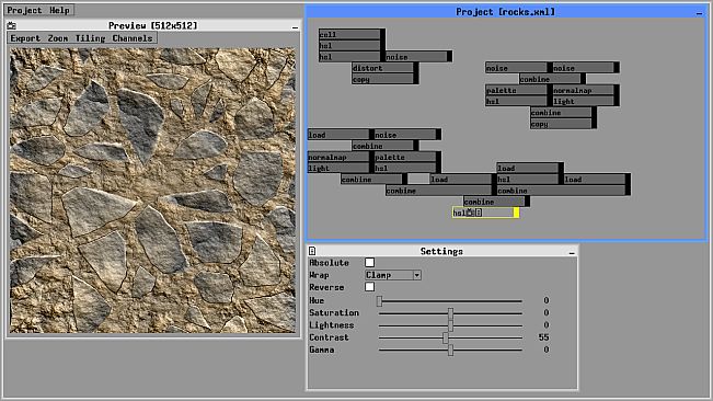 Zeuxis : procedural texture generator