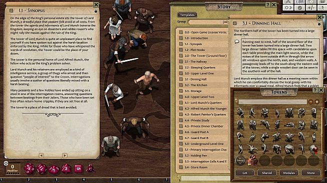 Fantasy Grounds - Compass Point #05: The Tower of Lord Munch (PFRPG)