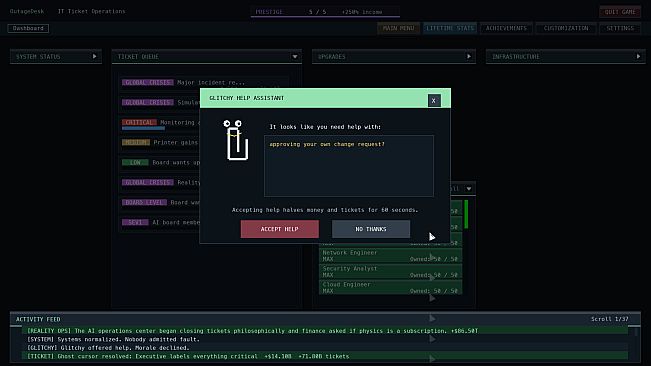 IT Outage Desk